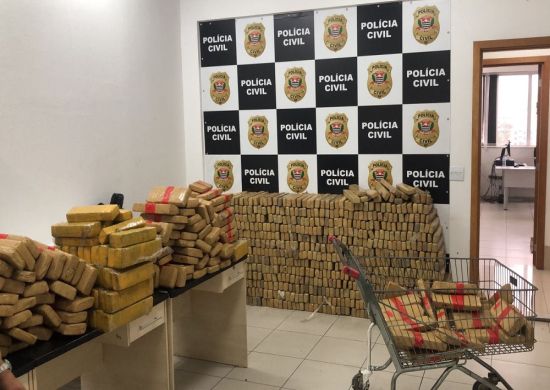 Dise de Guarulhos apreende 1,2 tonelada de maconha
