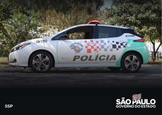 Polícia Militar de SP inicia testes com as primeiras viaturas elétricas
