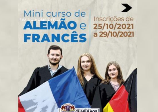 Prefeitura de Guarulhos abre inscrições para mini cursos de francês e alemão