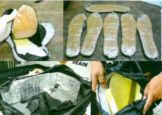Bolivianos são presos com droga oculta em solas de sapatos no Aeroporto de Guarulhos