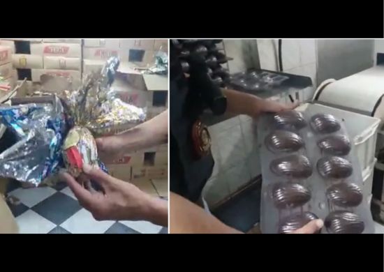 Polícia descobre galpão em Guarulhos que estocava chocolate vencido