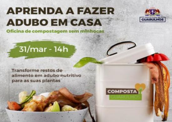 Oficina online ensina a fazer adubo caseiro em pequenos espaços