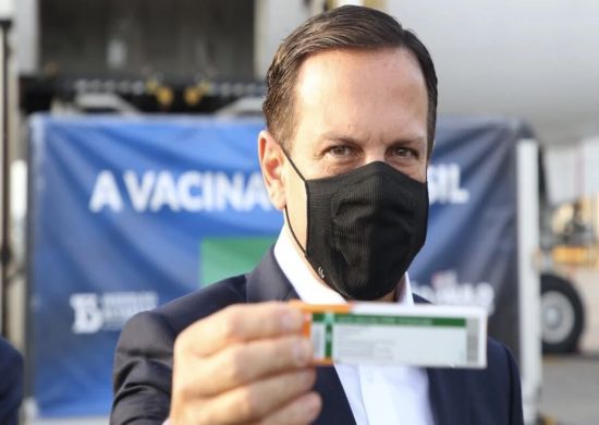 URGENTE Doria anuncia aplicação da quarta dose da vacina de Covid-19 aos idosos acima de 80 anos