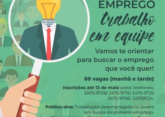 Programa de orientação profissional recebe inscrições até 13 de maio
