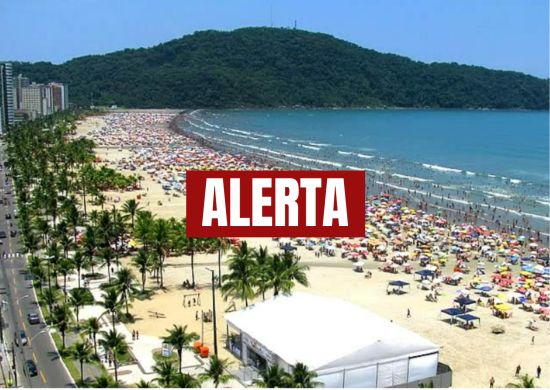Defesa Civil emite alerta para ventos e ressaca no litoral paulista