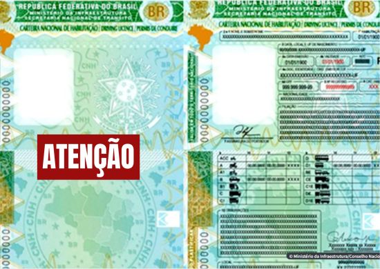 Novo modelo da CNH começará a ser emitido a partir de quarta-feira