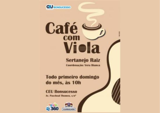 Edição especial do Café com Viola traz festa junina ao CEU Bonsucesso