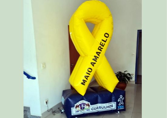 Símbolo do Maio Amarelo busca sensibilizar servidores e população sobre a violência no trânsito