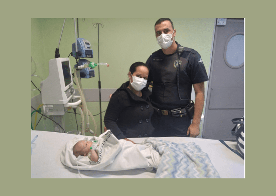GCM realiza manobra de Heimlich e salva bebê de 25 dias com engasgo