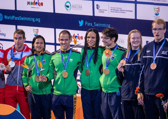Dois ouros marcam penúltimo dia do Mundial de natação paralímpica