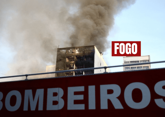 Incêndio atinge cinco prédios no centro de São Paulo
