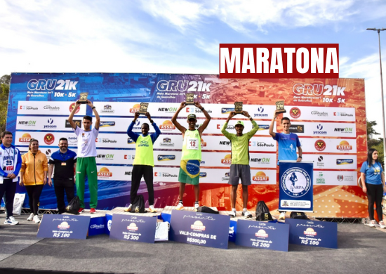 Giovani dos Santos coloca o Brasil no topo do pódio  da 1ª Meia Maratona Internacional de Guarulhos