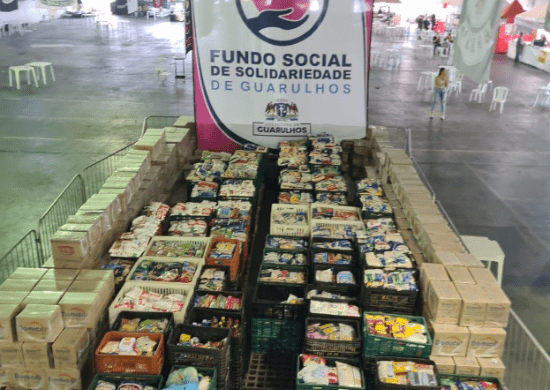 Fundo Social de Guarulhos recebe 8 toneladas de alimentos do Falcões Moto Clube