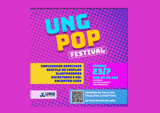 UNG POP Festival acontece neste sábado (23)