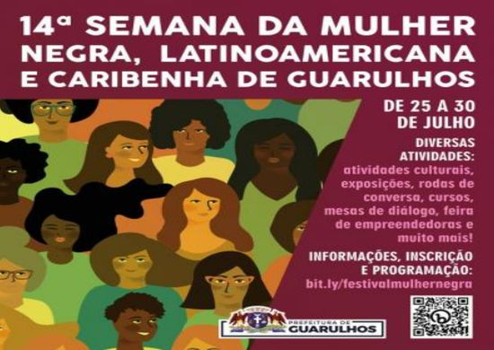 Guarulhos promove a 14ª Semana da Mulher Negra Latinoamericana e Caribenha
