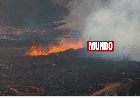 VÍDEO Vulcão entra em erupção perto de aeroporto na Islândia