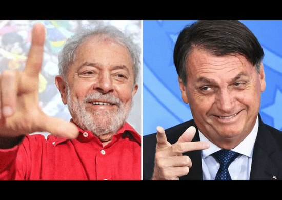 Pesquisa Brasmarket: Bolsonaro 44,9% X Lula 31%