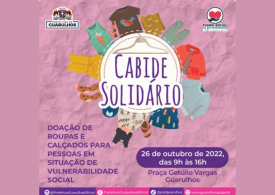 Cabide Solidário leva vestimentas a pessoas em situação de vulnerabilidade
