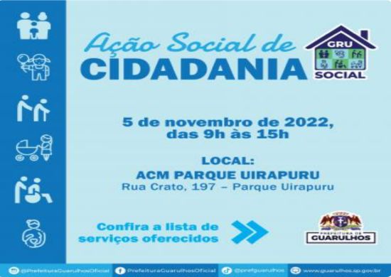 Parque Uirapuru recebe ação social com serviços gratuitos no primeiro sábado de novembro