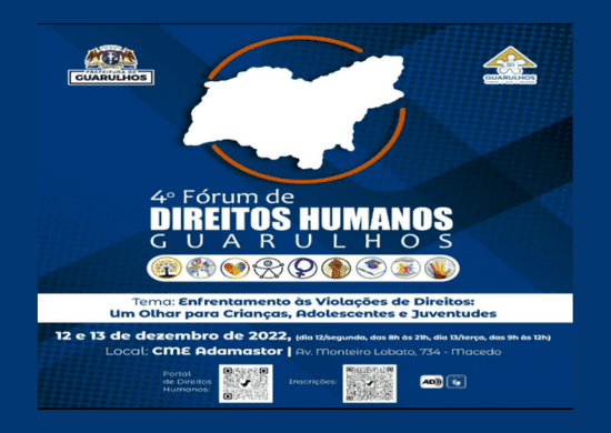 Prefeitura abre inscrições para o 4º Fórum de Direitos Humanos de Guarulhos