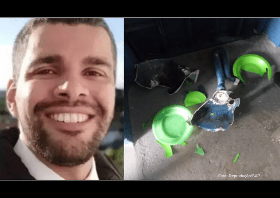 Procurador que espancou chefe quebra pia da cela de isolamento