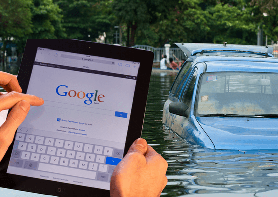 Google terá alertas de inundações em parceria com Serviço Geológico