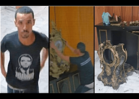 PF cumpre busca e apreensão em residência de invasor que quebrou relógio do século XVII