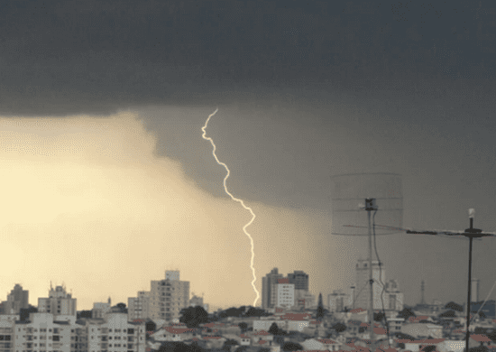 Defesa Civil estadual alerta para riscos de tempestades neste final de semana