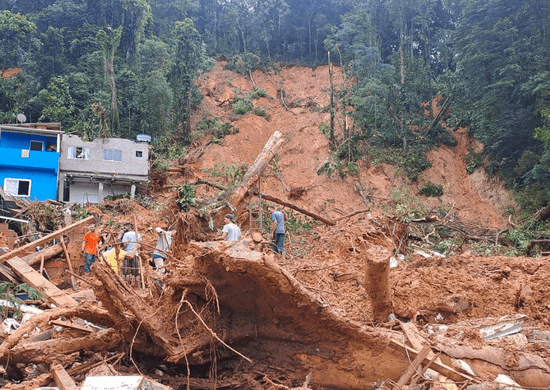 Litoral Norte de SP registrou maior acumulado de chuva da história