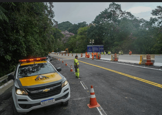 Governo de SP antecipa liberação do tráfego na Rodovia Mogi-Bertioga