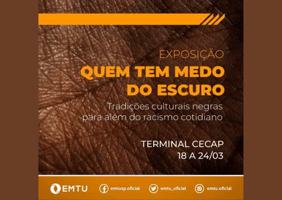 Exposição fotográfica sobre tradições culturais negras no Terminal Cecap
