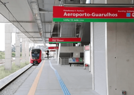 Linha 11-Coral não funcionará entre as estações Brás e Luz neste domingo(16) das 4h as 14h