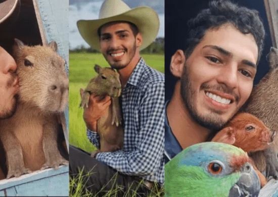 IBAMA multa em mais de R$ 17 mil tiktoker que mostrava rotina com capivara