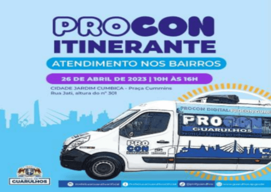 Cidade Jardim Cumbica recebe unidade móvel do Procon na quarta-feira