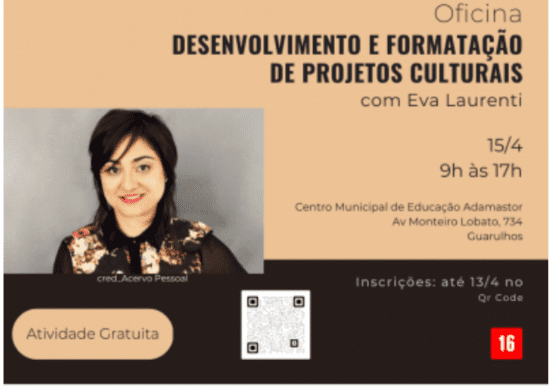 Prefeitura oferece oficina de desenvolvimento e formatação de projetos culturais