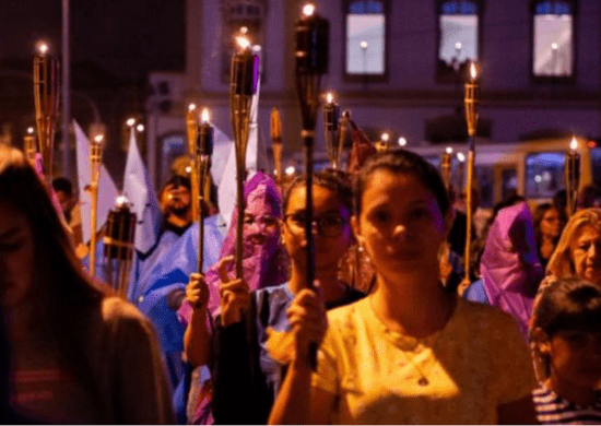 Procissão do Fogaréu marca as celebrações da Semana Santa em Guarulhos