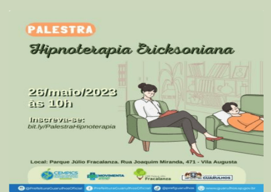 Saúde promove palestra sobre hipnoterapia ericksoniana na sexta-feira
