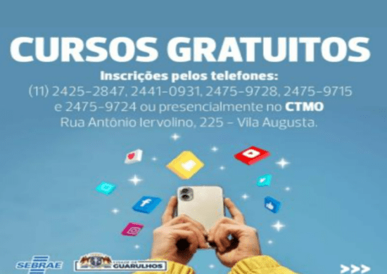 Prefeitura abre 55 vagas em cursos profissionalizantes em parceria com o Sebrae