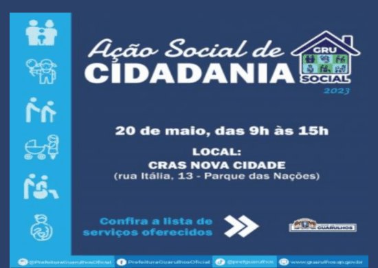 Cras Nova Cidade recebe evento social com serviços gratuitos no próximo dia 20