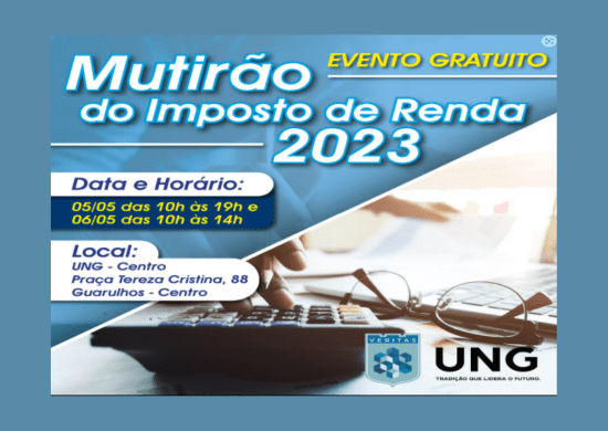 UNG oferece atendimento gratuito para declaração do Imposto de Renda