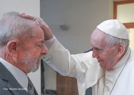 Lula quer conversar soluções para conflito na Ucrânia com o papa