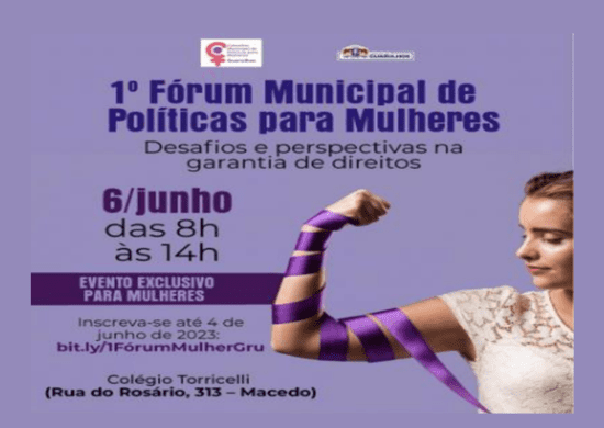 1º Fórum Municipal de Políticas para Mulheres de Guarulhos será na terça-feira