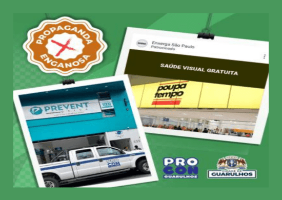 Procon multa clínica de optometria e ótica por propaganda enganosa e oficia o Ministério Público