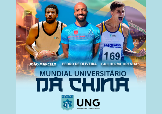 Atletas da UNG representam o Brasil em competição na China