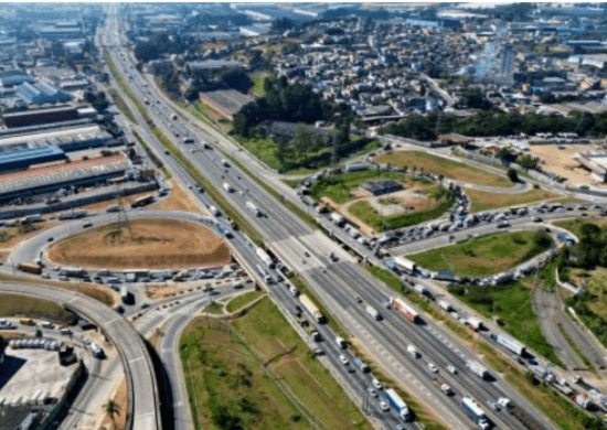 Trecho da via Dutra em Guarulhos terá faixas reduzidas neste sábado e domingo