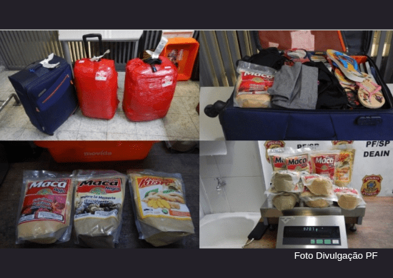 PF apreende droga dentro de velas e produtos alimentícios em Guarulhos