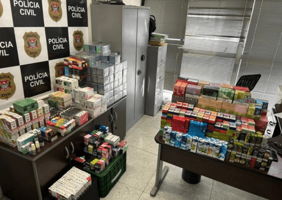 Polícia Civil prende homem com mais de 9 mil cigarros eletrônicos no interior de SP