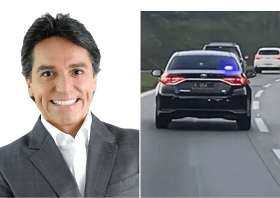 Deputado é flagrado utilizando ‘Giroflex’ em carro oficial para aumentar sensação de segurança
