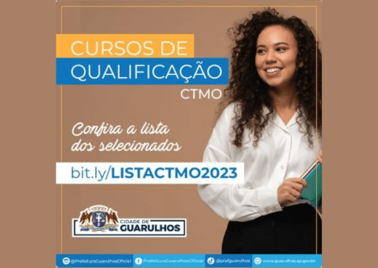 Prefeitura divulga lista de selecionados para cursos gratuitos de qualificação profissional