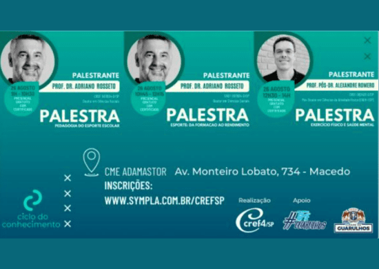 Guarulhos abre inscrições para palestras sobre educação física